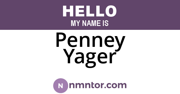Penney Yager