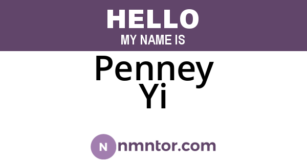 Penney Yi