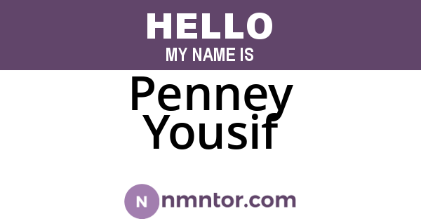 Penney Yousif