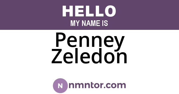 Penney Zeledon