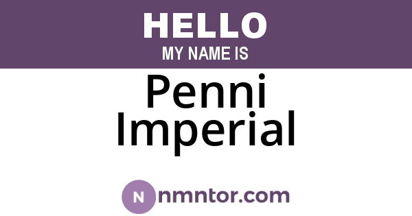 Penni Imperial
