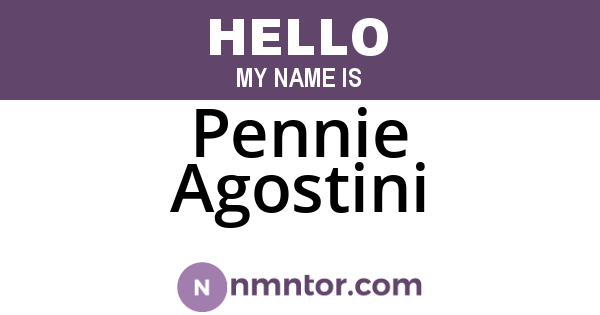 Pennie Agostini