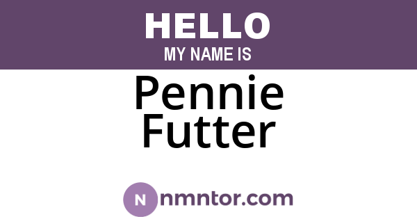 Pennie Futter