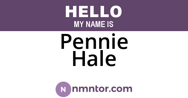 Pennie Hale