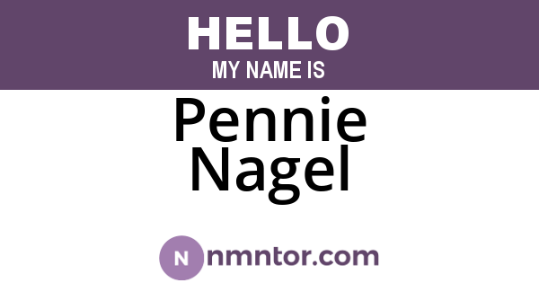 Pennie Nagel
