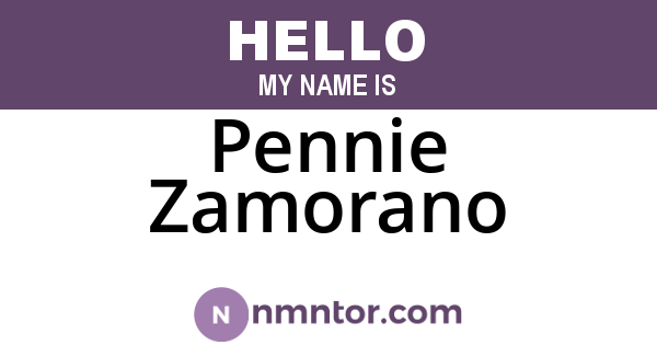 Pennie Zamorano