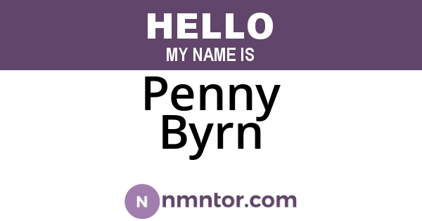 Penny Byrn