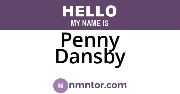 Penny Dansby