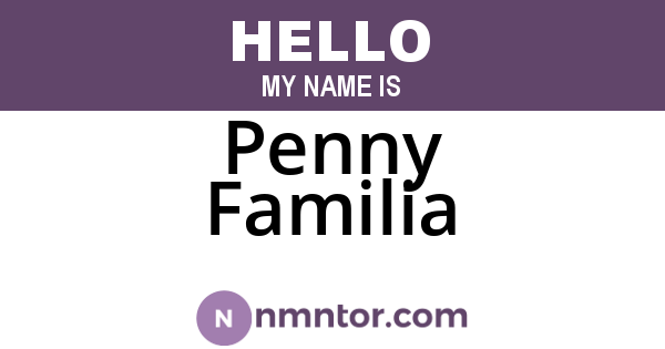 Penny Familia