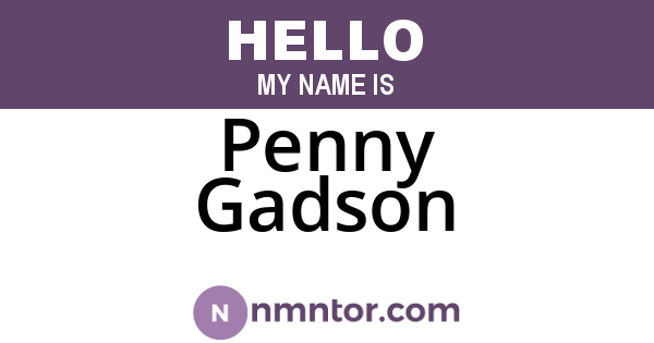 Penny Gadson