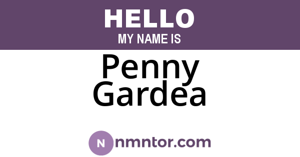 Penny Gardea