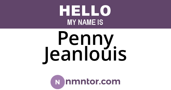 Penny Jeanlouis