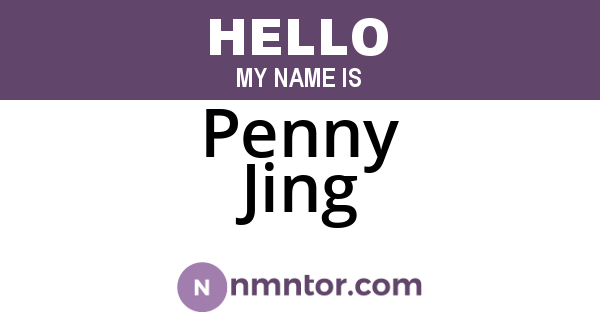 Penny Jing
