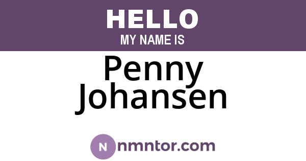 Penny Johansen