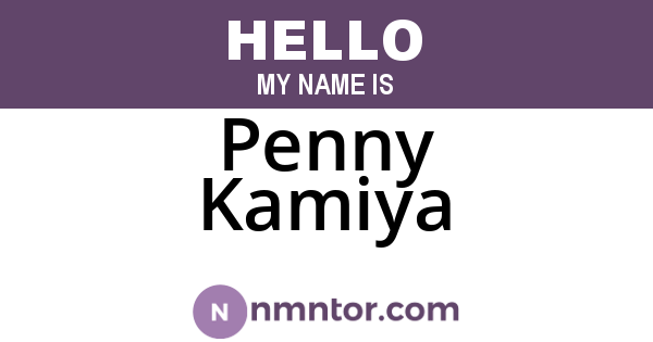 Penny Kamiya