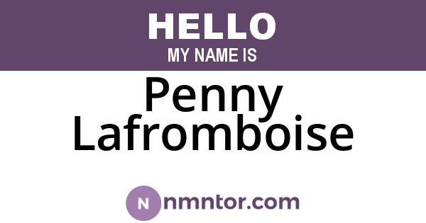 Penny Lafromboise