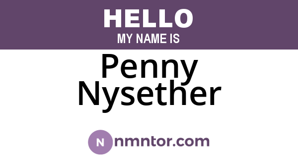 Penny Nysether