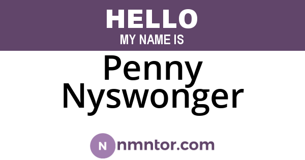Penny Nyswonger