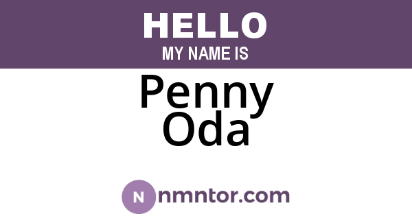 Penny Oda