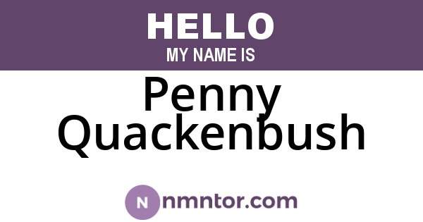 Penny Quackenbush