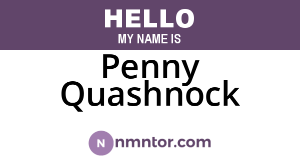 Penny Quashnock