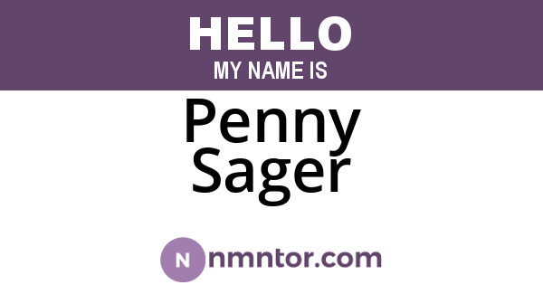 Penny Sager