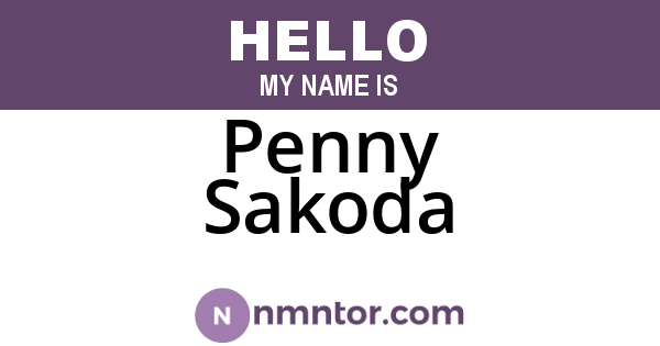 Penny Sakoda