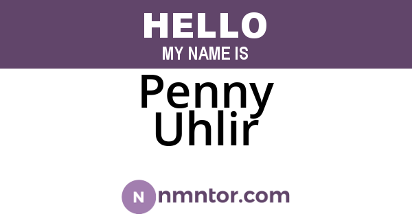 Penny Uhlir