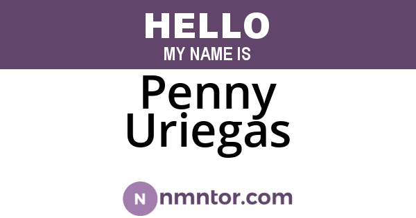 Penny Uriegas