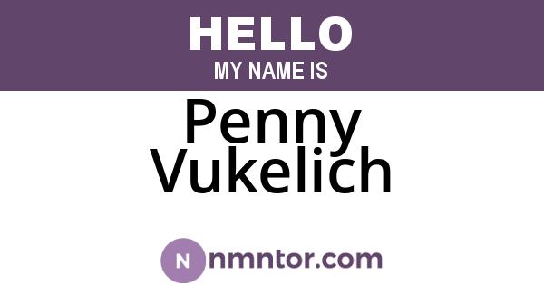 Penny Vukelich