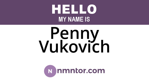 Penny Vukovich