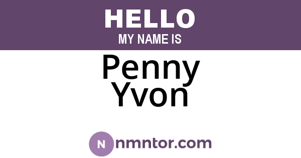 Penny Yvon