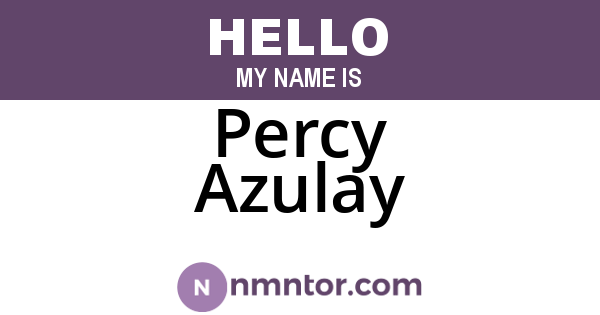 Percy Azulay