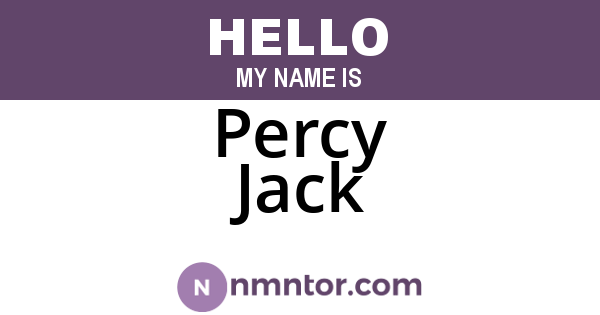 Percy Jack