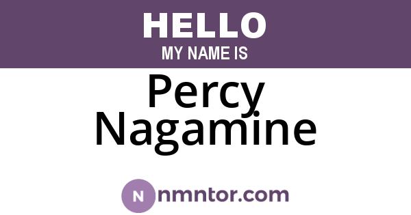 Percy Nagamine