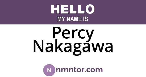 Percy Nakagawa