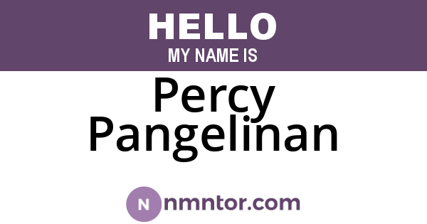 Percy Pangelinan