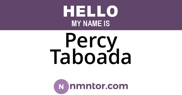 Percy Taboada