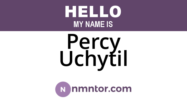 Percy Uchytil