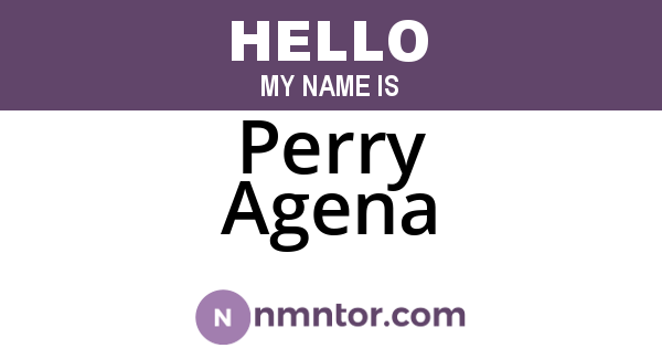 Perry Agena