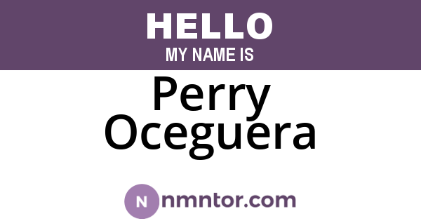 Perry Oceguera
