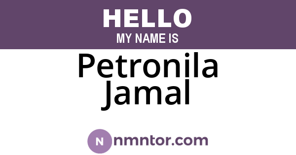 Petronila Jamal