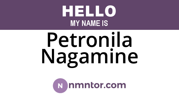 Petronila Nagamine