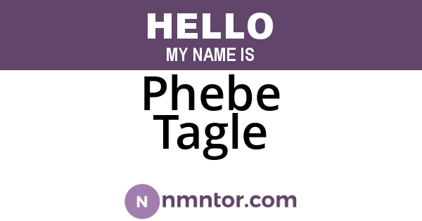 Phebe Tagle