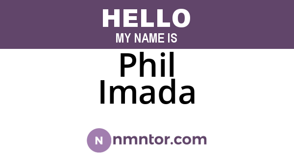 Phil Imada