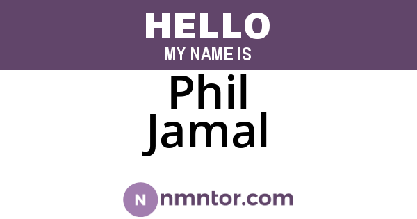 Phil Jamal