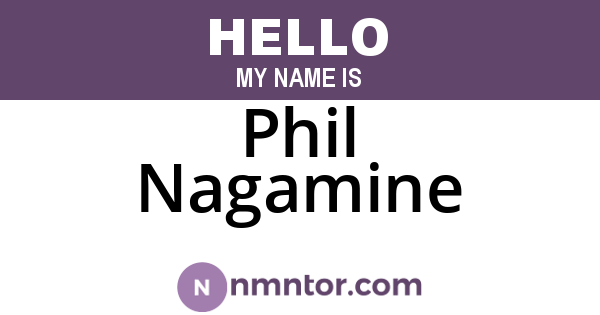 Phil Nagamine