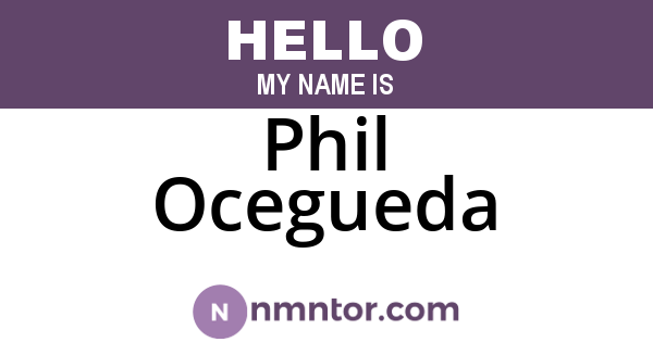 Phil Ocegueda