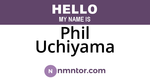 Phil Uchiyama