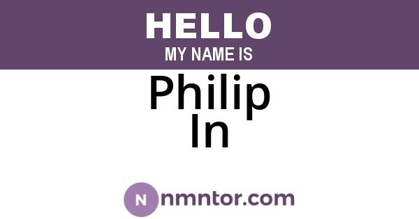 Philip In